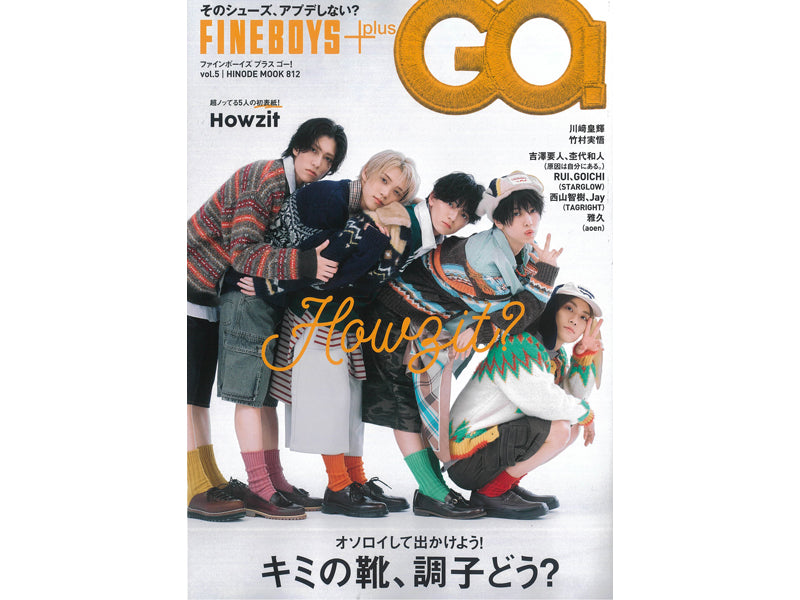 FINEBOYS+plus GO! vol.5にMOUNTAIN RUGBY SIHRT Mが掲載されました!